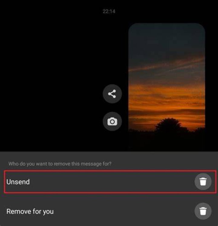 How do I permanently delete shared photos on Messenger?