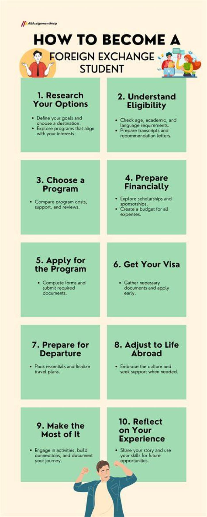 How do I prepare for a foreign exchange student?