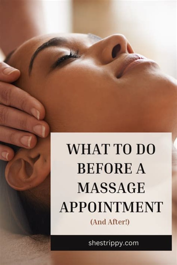 How do I prepare for a massage appointment?