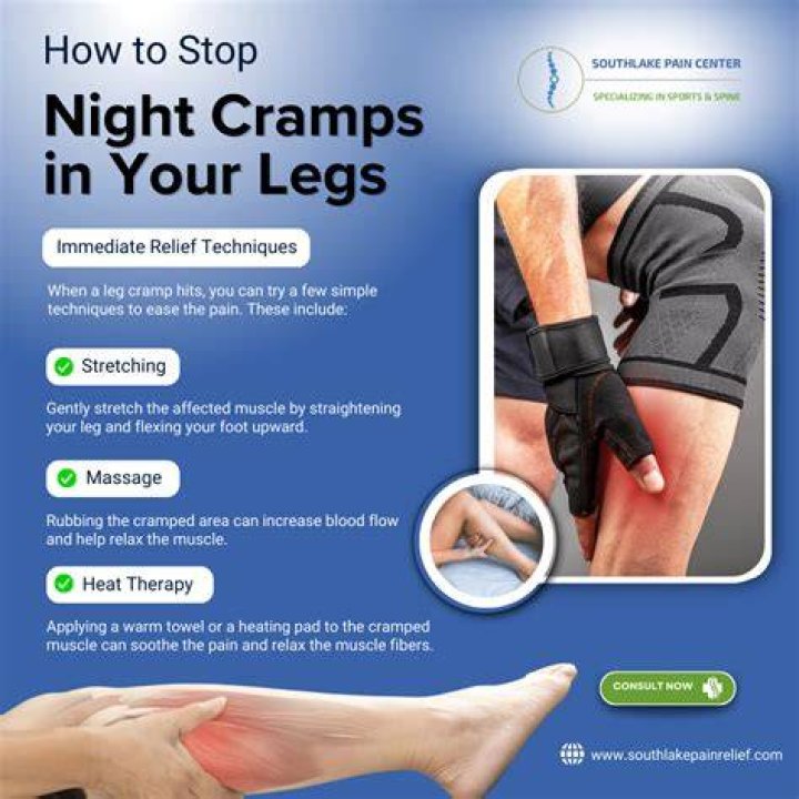 How do I prevent leg cramps at night?