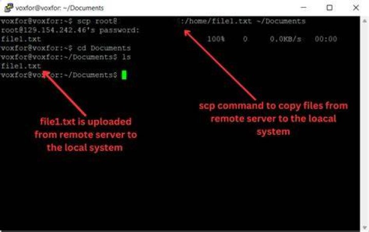 How do I put files on a remote server?