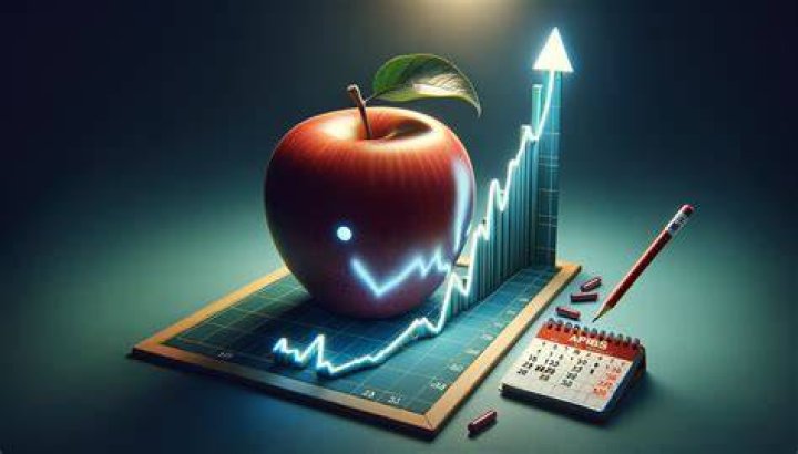 How do I read Apple stock?