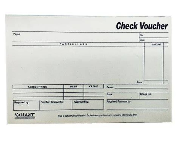 How do I record a check voucher?