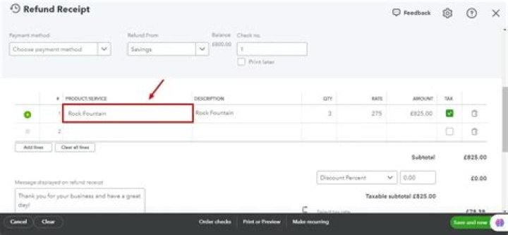 How do I record a refund on bookkeeping?