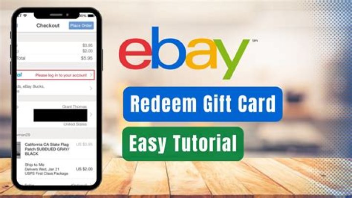 How do I redeem my eBay cash card?