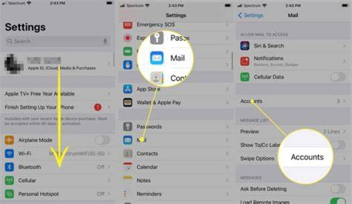 How do I remove email from my phone?