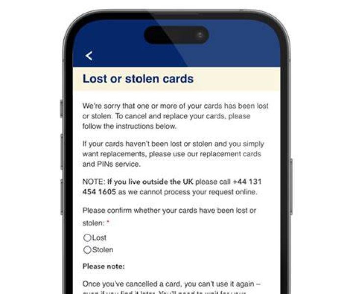 How do I report a lost stimulus card?