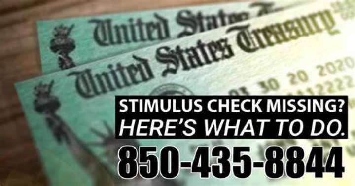 How do I report a missing stimulus check?