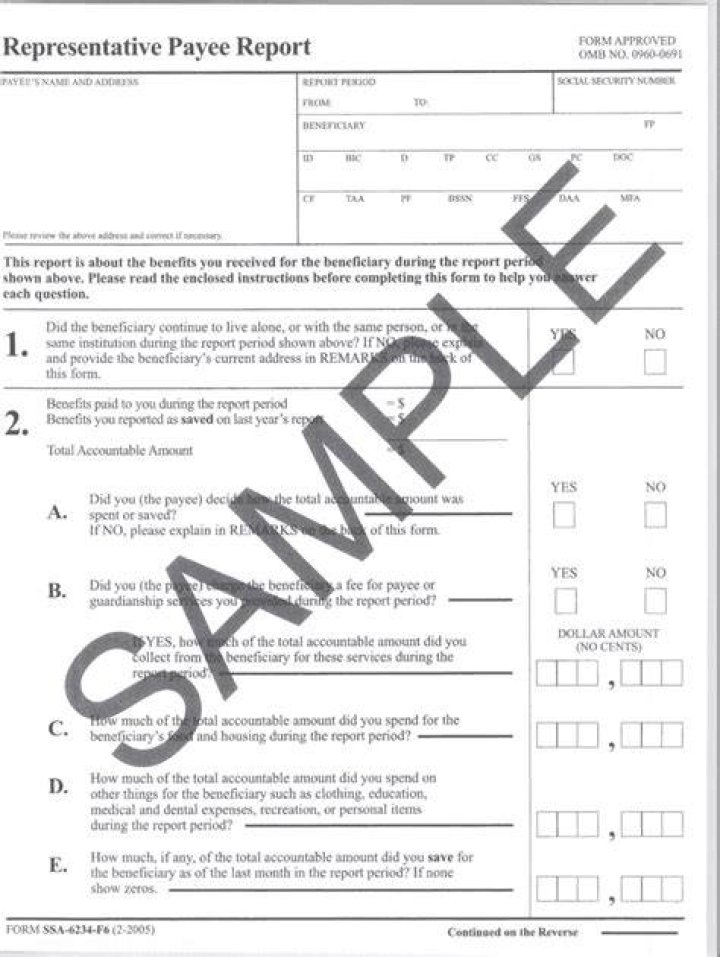 How do I report a payee for SSI?