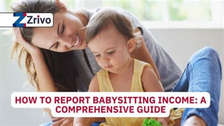 How do I report babysitting income to the IRS?