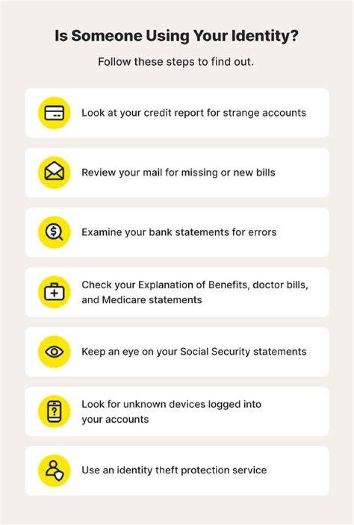 How do I report someone using my identity?