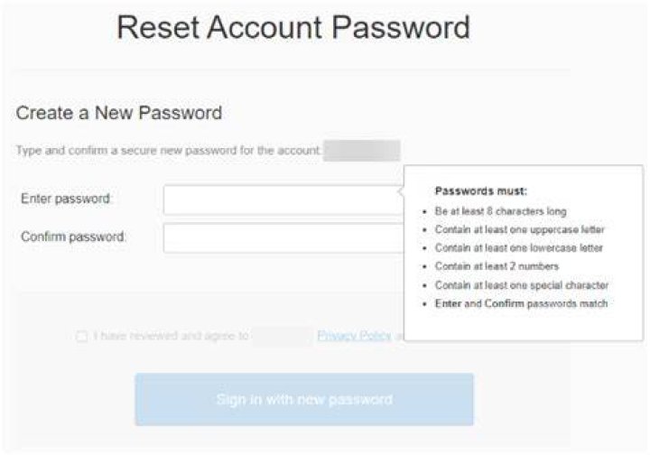 How do I reset my gab password?