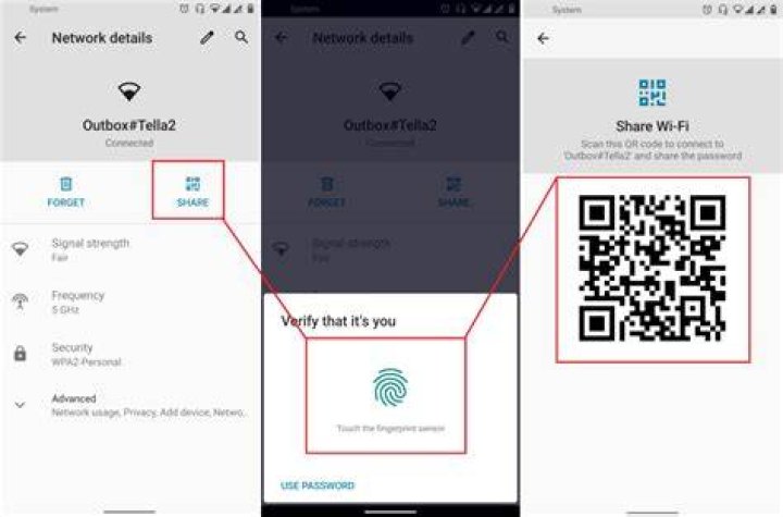 How do I scan my WiFi password?