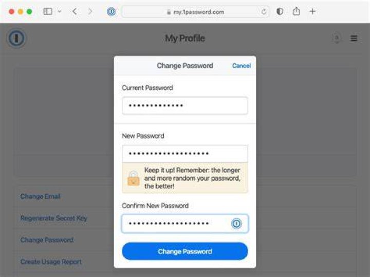 How do I sign in after changing my password?
