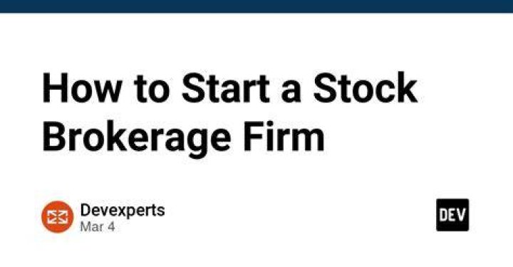 How do I start a stock brokerage firm?