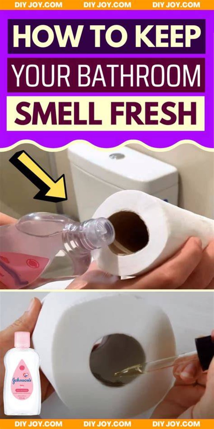 How do I stop my bathroom from smelling?