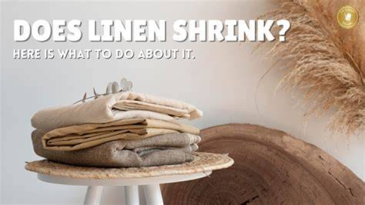 How do I stop my linen from stretching?