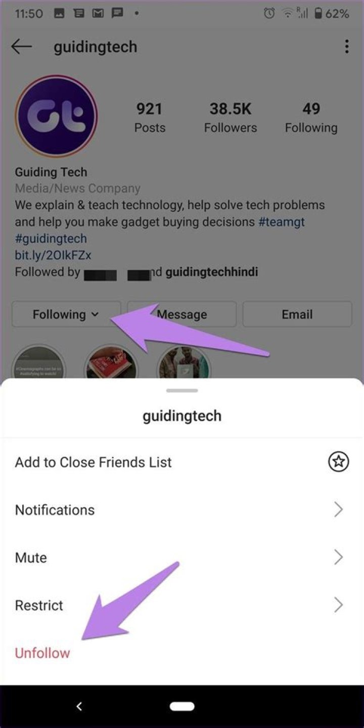 How do I stop someone from unfollowing me on Instagram?