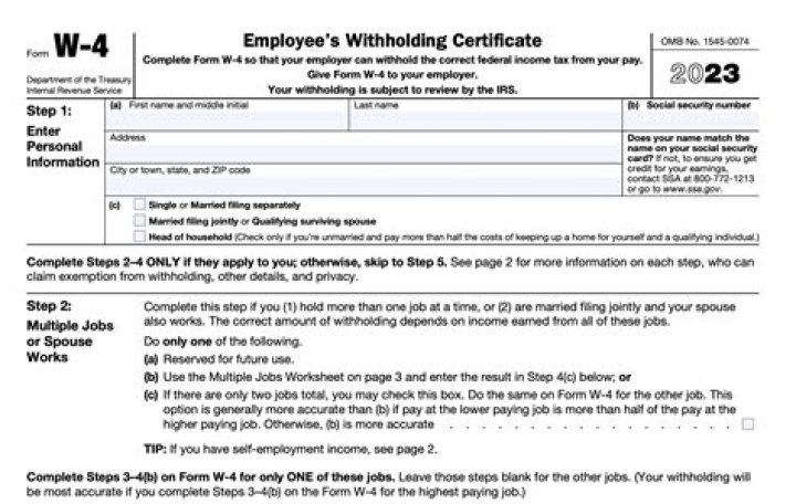 How do I submit a W-4 form?