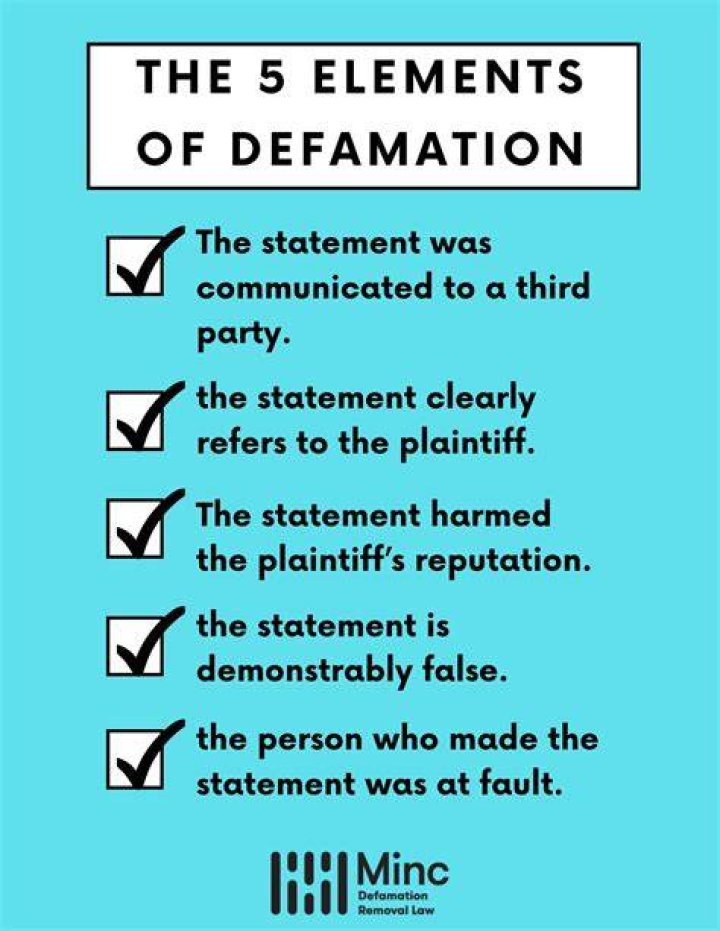 How do I sue someone for defamation of character?