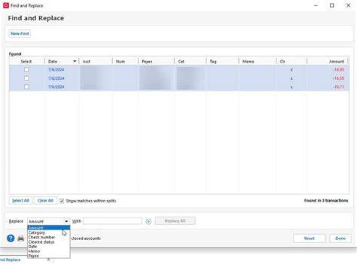 How do I tag multiple transactions in Quicken?