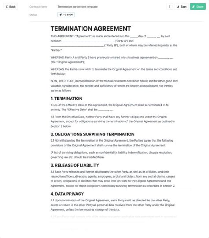 How do I terminate interest in an LLC?
