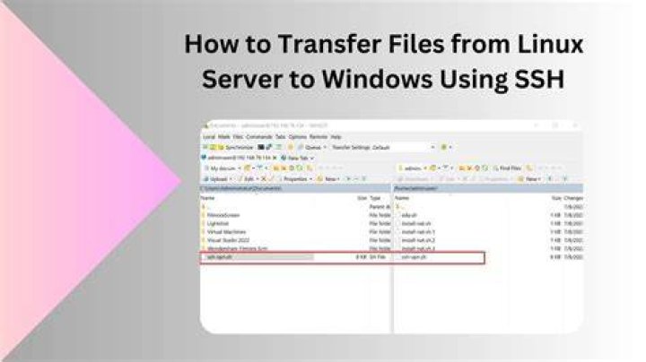 How do I transfer files from a local machine to a Linux server?