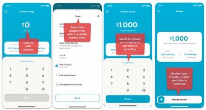 How do I transfer money from my account to another person?