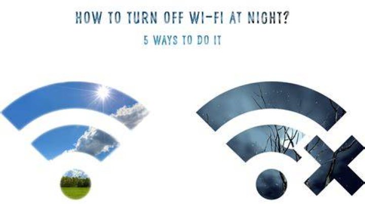 How do I turn off Wi-Fi at night?