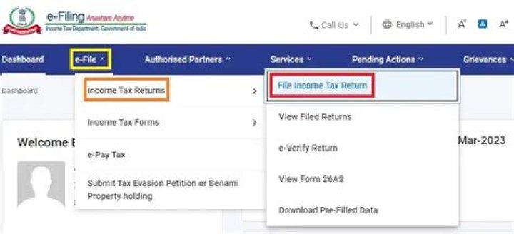 How do I unlock my income tax account in new portal?