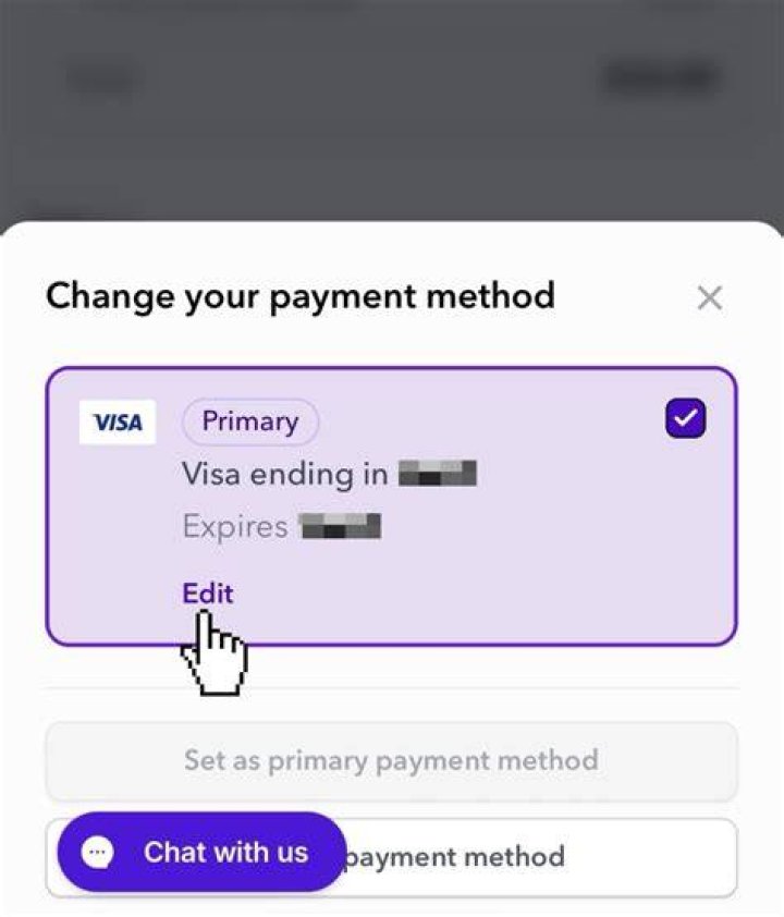 How do I update my payment method?