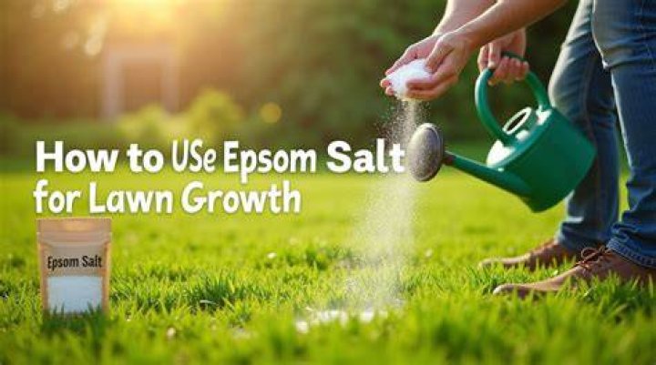 How do I use Epsom salt on my lawn?