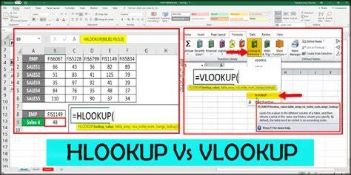 How do I use lookup VLOOKUP and Hlookup in Excel?