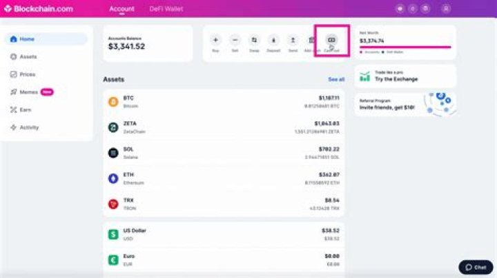 How do I withdraw money from blockchain?