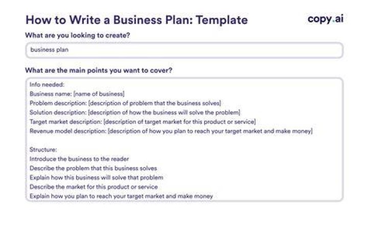 How do I write a business plan in Canada?