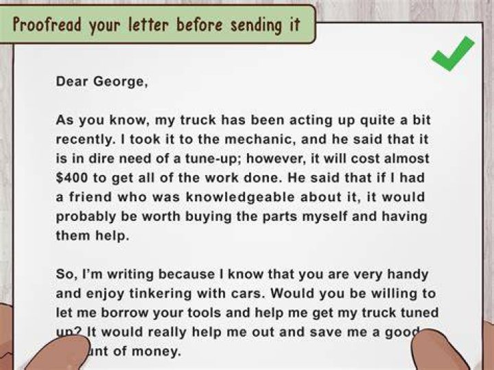 How do I write a letter asking for help?