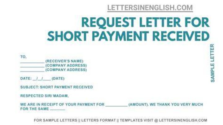 How do I write a payment letter not received?