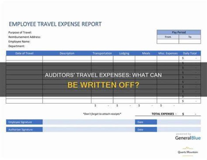 How do I write off travel expenses?
