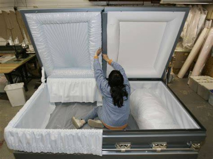 How do obese people fit in coffin?