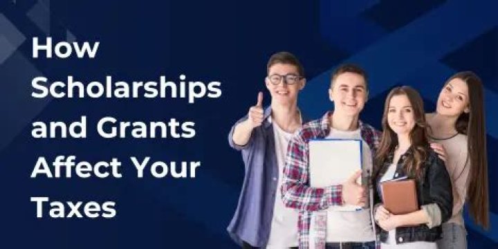How do scholarships affect taxes?