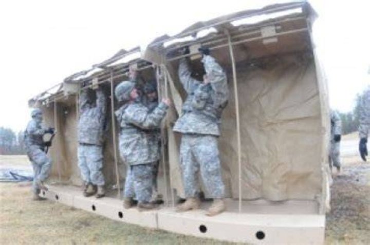 How do soldiers shower in Afghanistan?