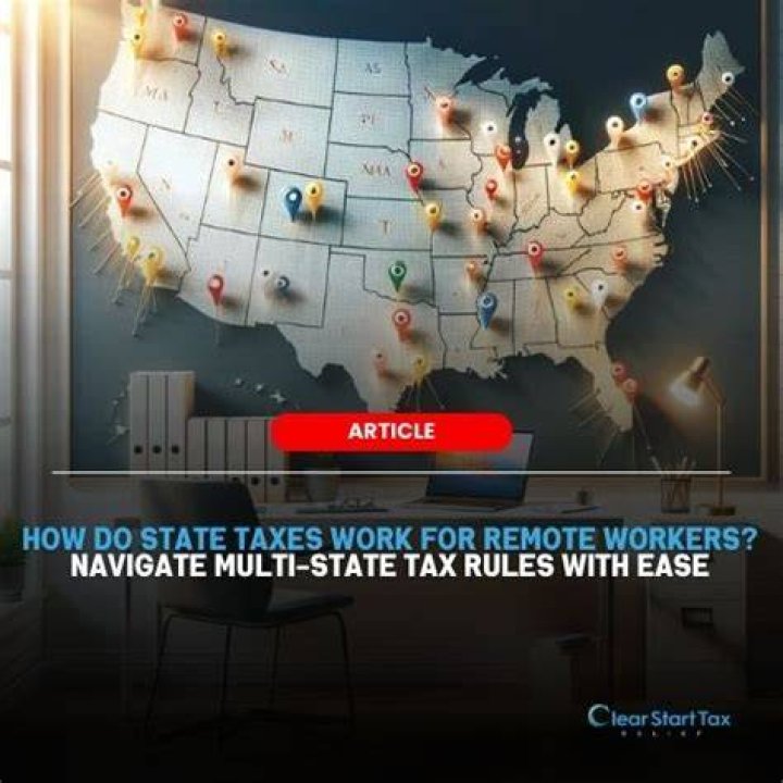 How do taxes work when working remotely in a different state?