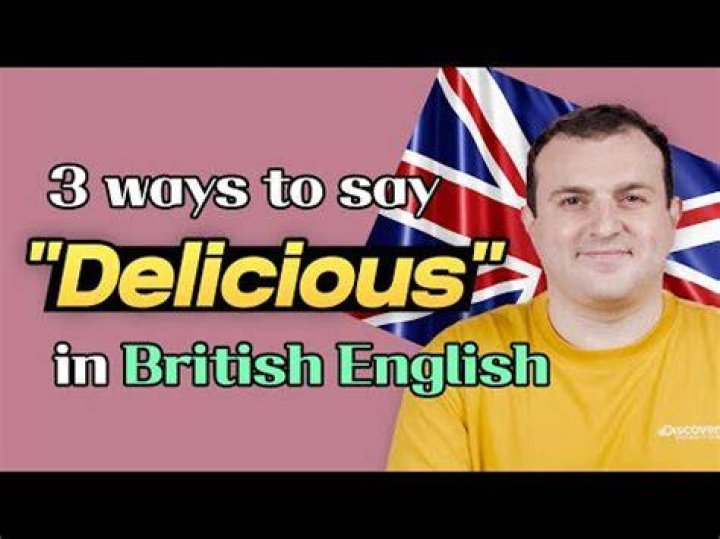 How do the British say beautiful?