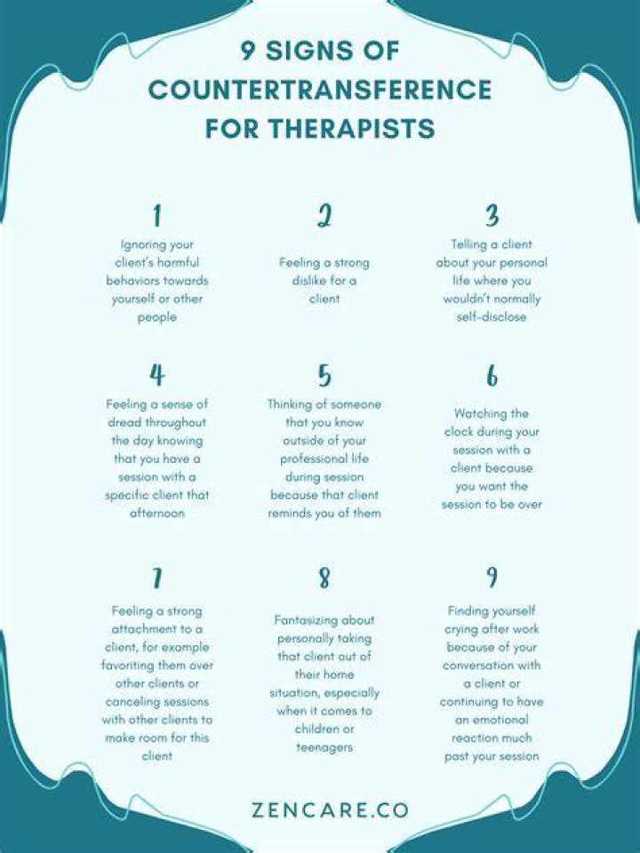 How do therapists spot transference?