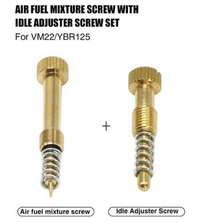 How do you adjust an air fuel mixture screw?