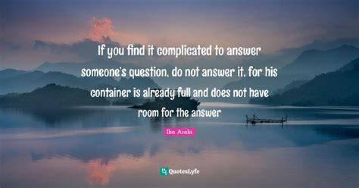 How do you answer a question in a quote?