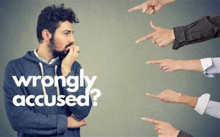 How do you apologize to someone falsely accused?