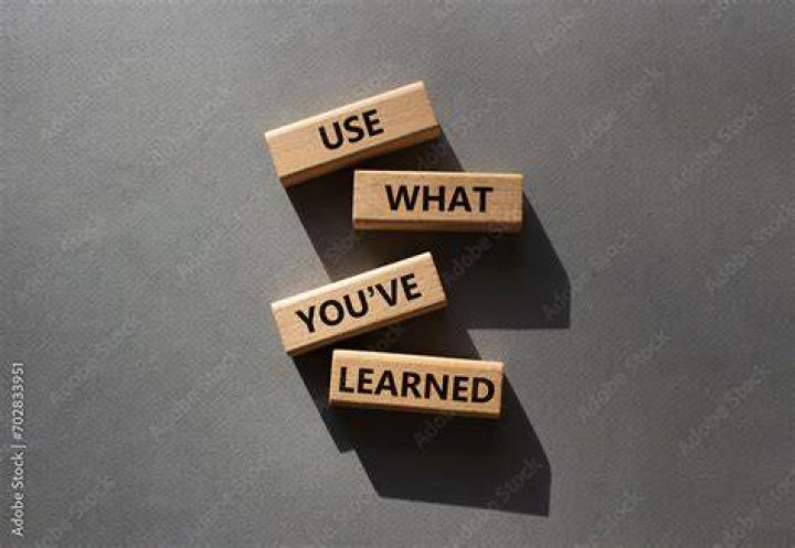How do you apply a learned concept?