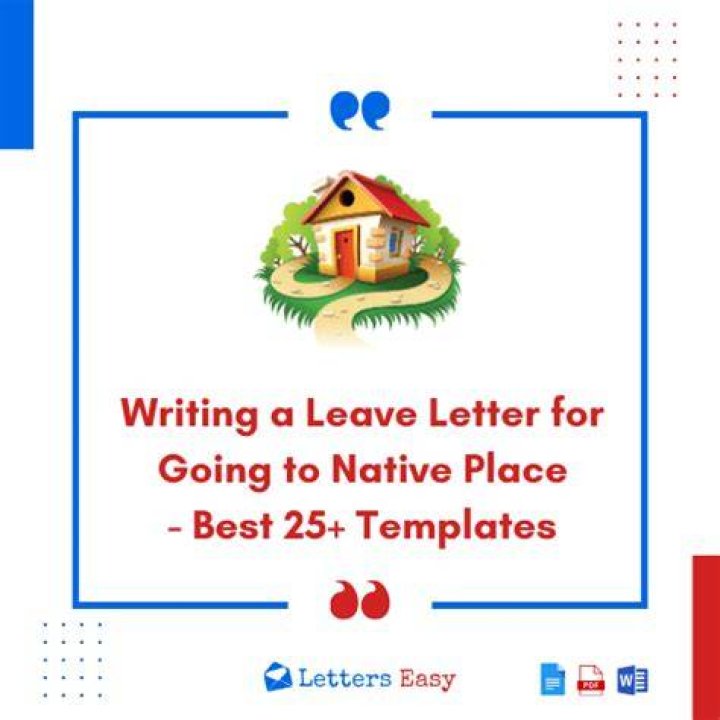 How do you ask to leave for native place?