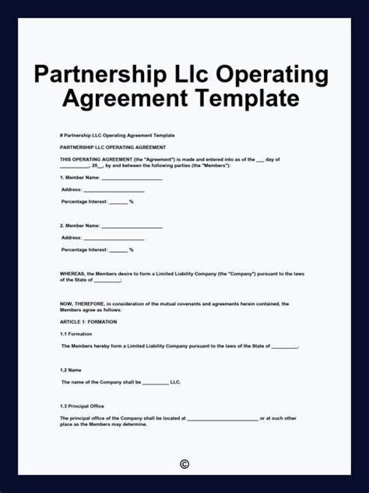How do you break an LLC partnership?